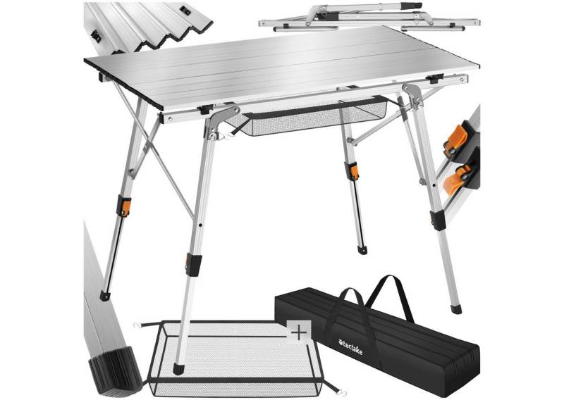 tectake Campingtisch Tina (1-St., 1 tlg), Stabiler Campingtisch mit praktischer Faltfunktion von tectake
