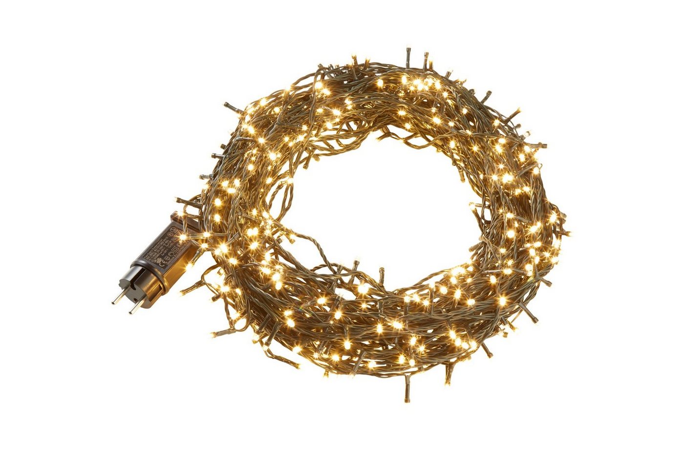 tectake Christbaumkerzen LED-Lichterkette, warmweiß von tectake