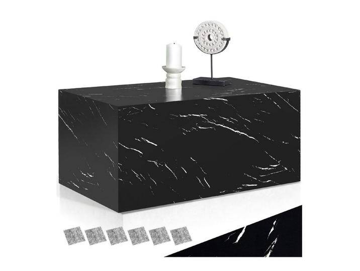 tectake Couchtisch Beistelltisch Lasley, Belastbarkeit 45 kg, 90 x 50 x 40 cm (1-St., 1 tlg), Markanter Couchtisch in stilvoller Marmoroptik, schwarz tectake Couchtisch Beistelltisch Lasley, Belastbarkeit 45 kg, 90 x 50 x 40 cm (1-St., 1 tlg), Markanter Couchtisch in stilvoller Marmoroptik, schwarz von tectake