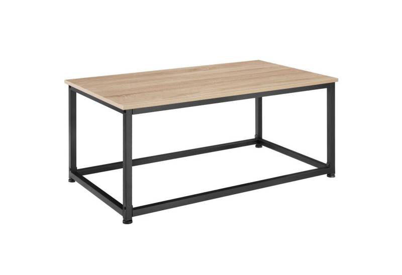 tectake Couchtisch Lynch (1-St., 1 tlg), Rechteckiger Couchtisch im schnörkellosen Industrie-Stil von tectake