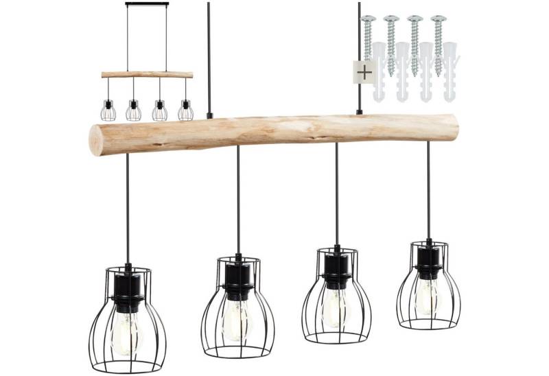 tectake Deckenleuchten Pendelleuchte, Stilvolle Pendelleuchte im angesagten Industrial-Style von tectake