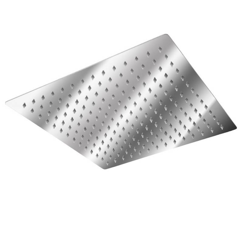 tectake Duschbrause Regenduschkopf, aus poliertem Edelstahl mit Spiegeleffekt von tectake