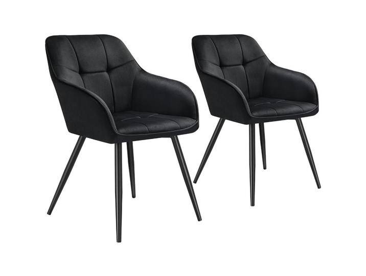 tectake ESSZIMMERSTUHL, Schwarz, Schwarz, Kunststoff, Pappel, 58x82x62 cm, Esszimmer, Stühle, Esszimmerstühle, Armlehnenstühle von tectake