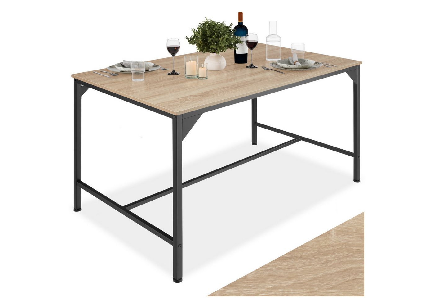 tectake Esstisch Belfast, Industrial Style von tectake