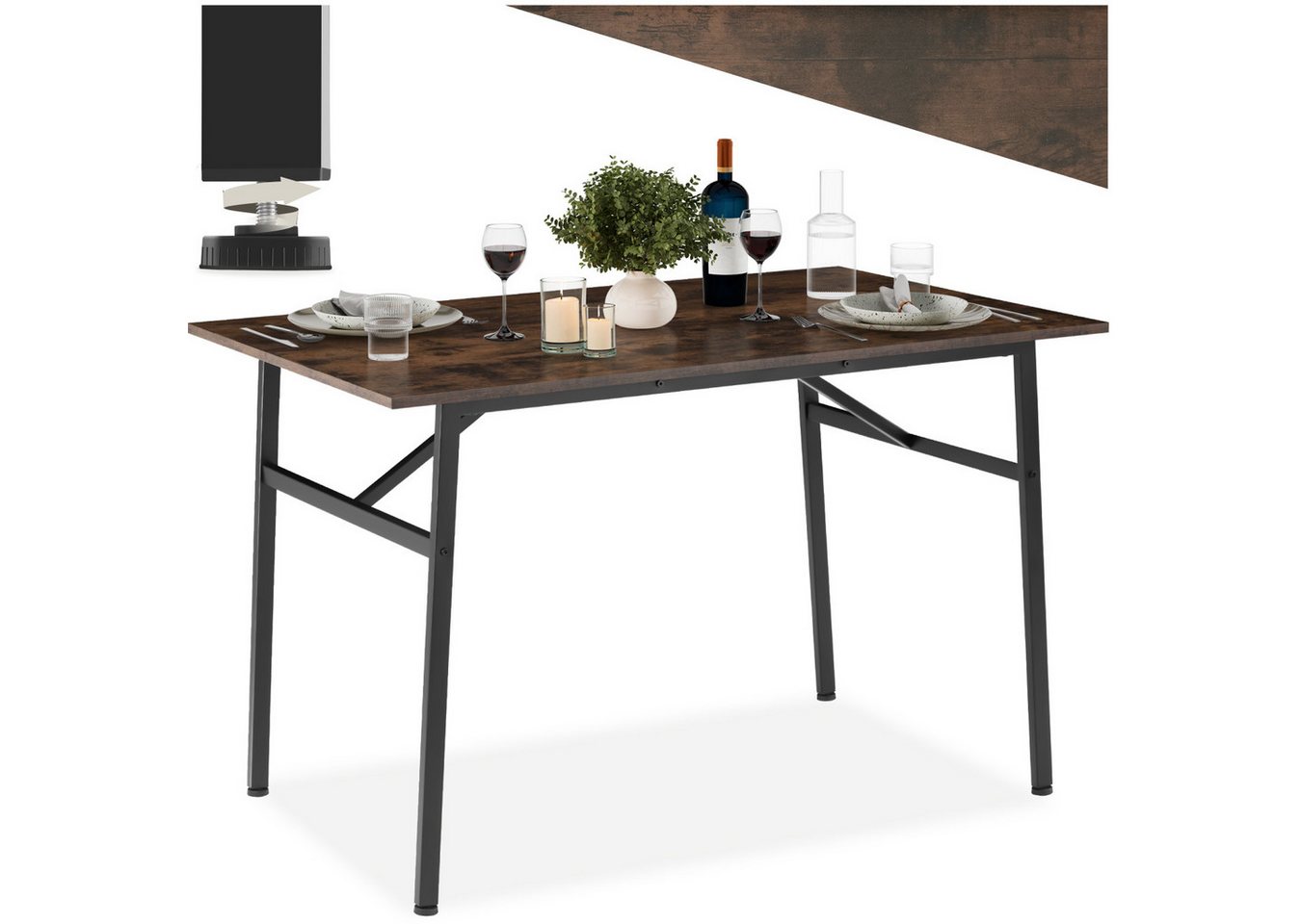 tectake Esstisch Swansea, Industrial Style tectake Esstisch Swansea, Industrial Style von tectake