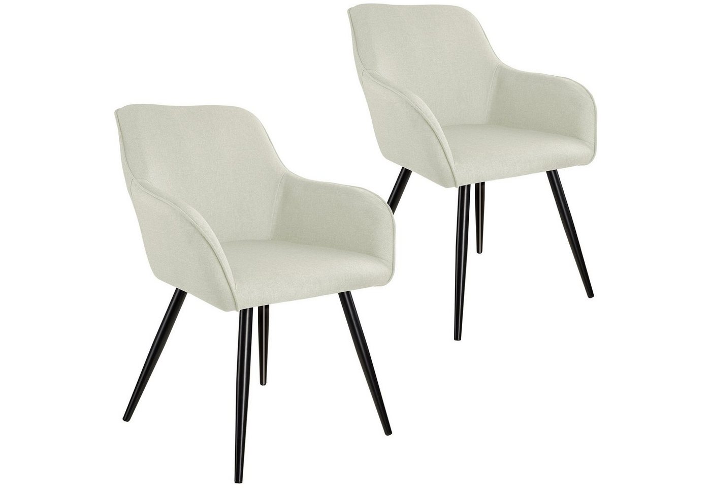 tectake Esszimmerstuhl 2er Set Esszimmerstuhl (Set, 2 St), Vielseitig verwendbar und kombinierbar von tectake