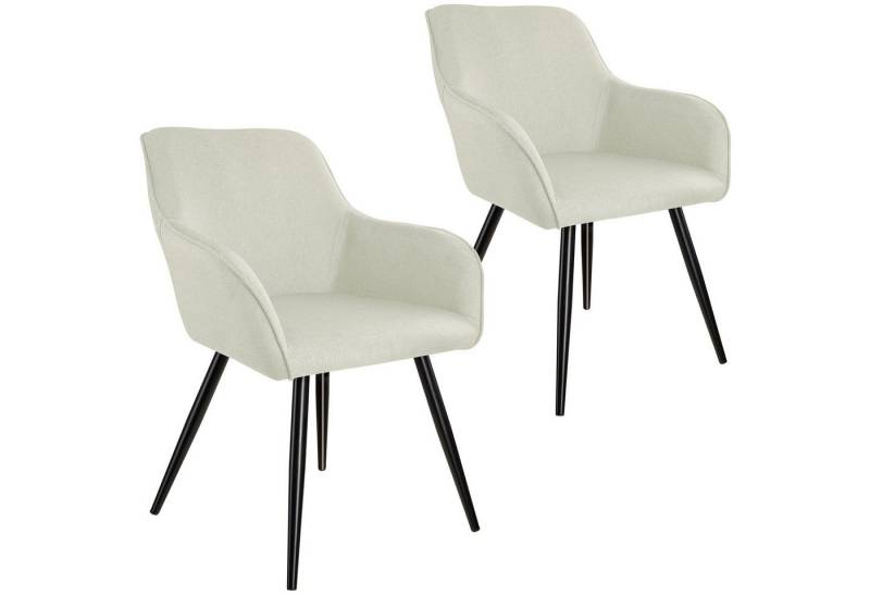 tectake Esszimmerstuhl 2er Set Esszimmerstuhl (Set, 2 St), Vielseitig verwendbar und kombinierbar von tectake