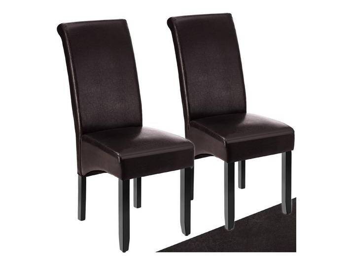 tectake Esszimmerstuhl Küchenstuhl, ergonomisch, massives Hartholz (Set, 2 St), Ergonomische Form für besten Sitzkomfort auch über längeren Zeitraum von tectake