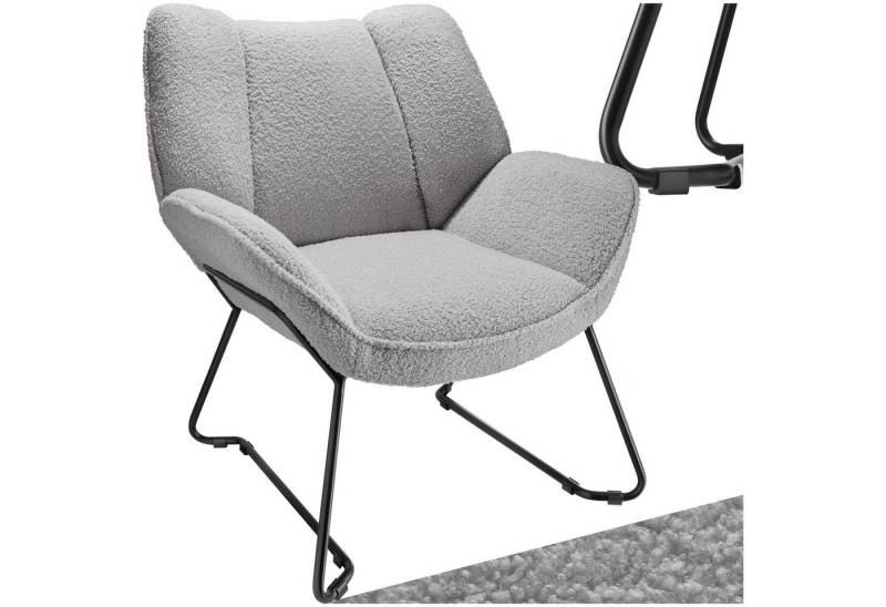 tectake Esszimmerstuhl Sessel (Set, 1 St), Dicke Polsterung mit hochdichter Schaumstofffüllung von tectake