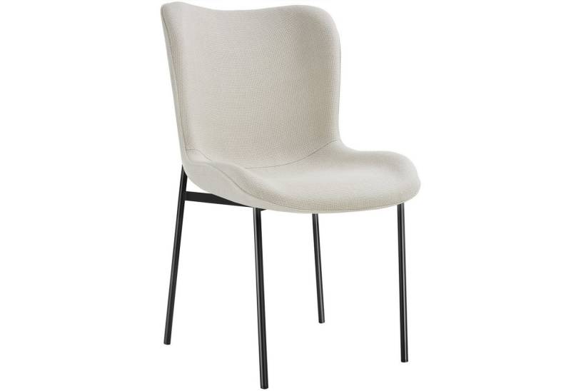 tectake Esszimmerstuhl Polsterstuhl (1er Set, 1 St), ergonomische Form mit hoher Rückenlehne von tectake