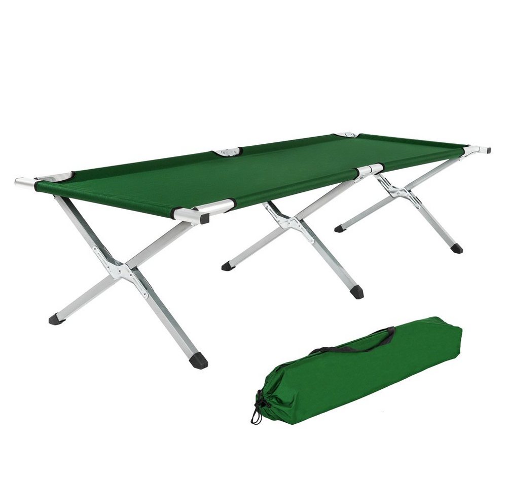 tectake Feldbett Gästebett aus Aluminium (1er Set) mit Aluminiumgestell von tectake