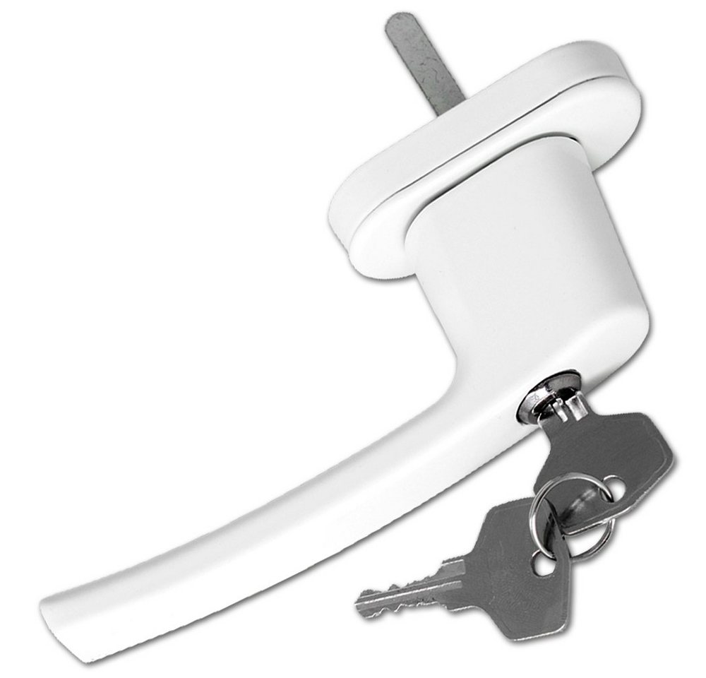 tectake Fensterbeschlag 2 Fenstergriffe (Komplettset), zu und gekippt abschließbar von tectake