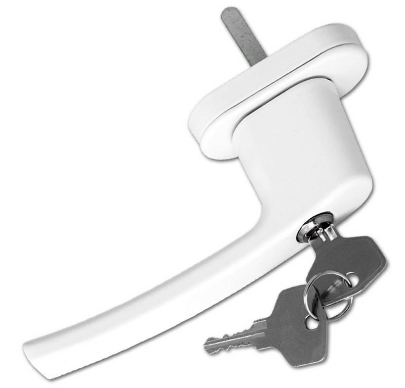 tectake Fensterbeschlag 2 Fenstergriffe (Komplettset), zu und gekippt abschließbar von tectake