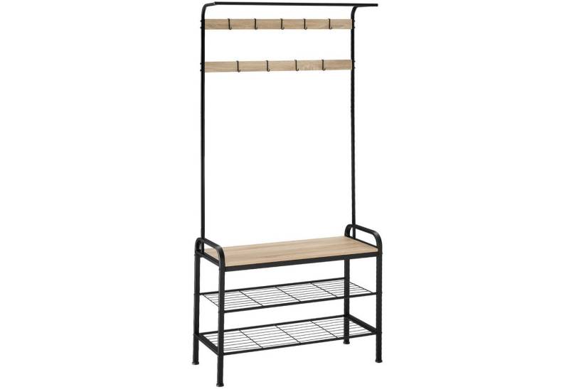 tectake Garderobe Alberta, Industrial Style von tectake