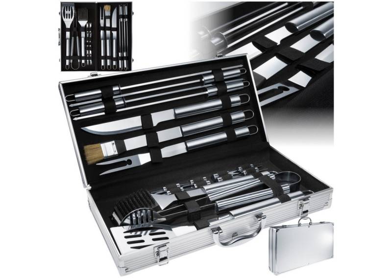 tectake Grillbesteck-Set Grillbesteck, aus Edelstahl tectake Grillbesteck-Set Grillbesteck, aus Edelstahl von tectake