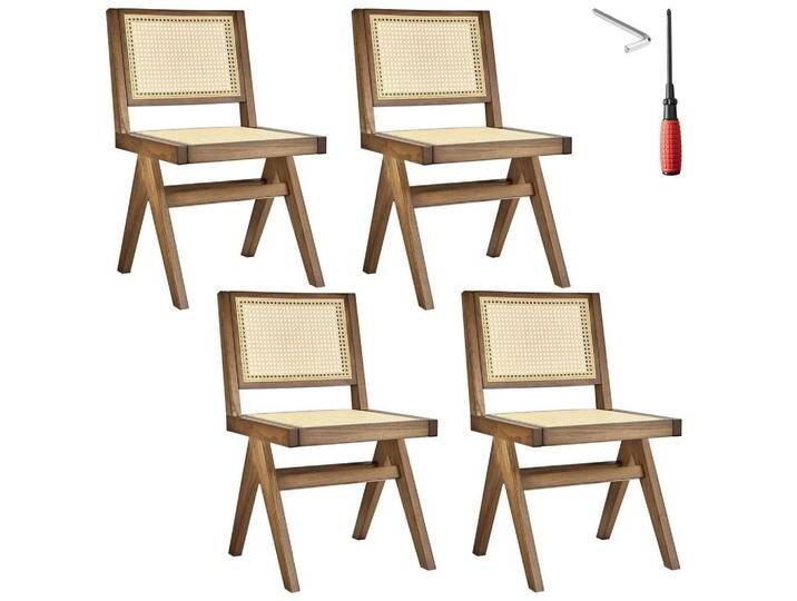 tectake HOLZSTUHL, Eiche, Holz, 48.5x83x53.5 cm, Esszimmer, Stühle, Esszimmerstühle, Vierfußstühle von tectake