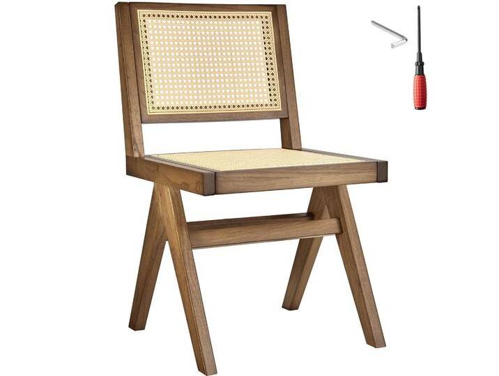 tectake HOLZSTUHL, Eiche, Holz, 48.5x83x53.5 cm, Esszimmer, Stühle, Esszimmerstühle, Vierfußstühle von tectake