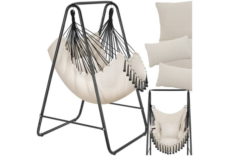 tectake Hängesessel Alison, 3 extra dicke Kissen von tectake