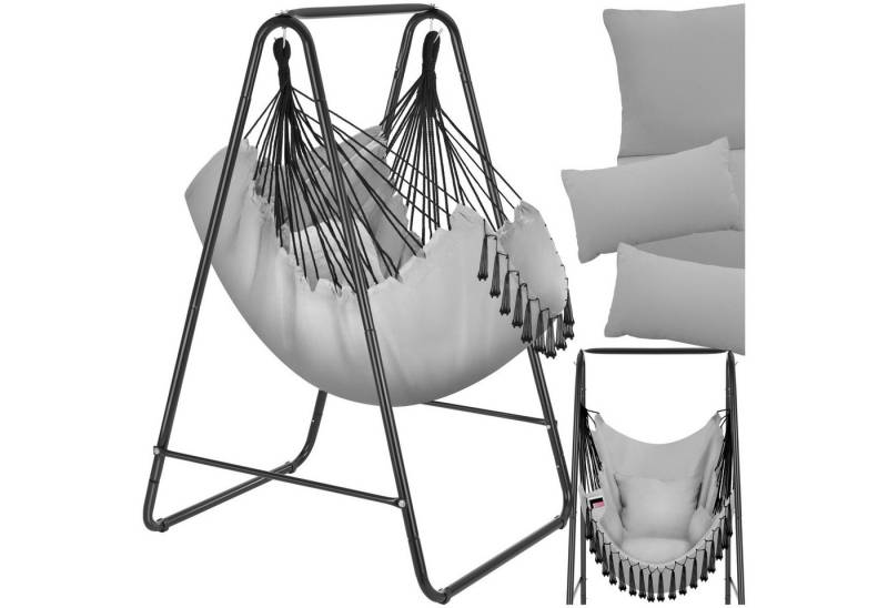 tectake Hängesessel Alison, 3 extra dicke Kissen von tectake