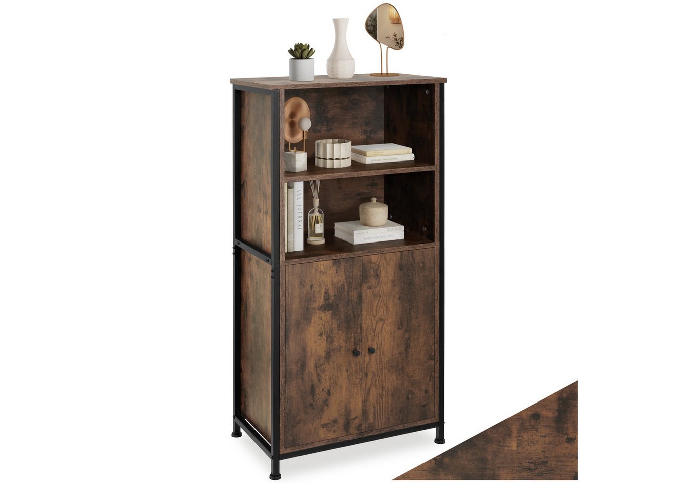 tectake Highboard Kommode Doncaster 60x38x125cm, Industrial Style tectake Highboard Kommode Doncaster 60x38x125cm, Industrial Style von tectake