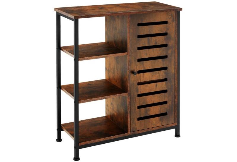 tectake Highboard Sideboard (Sideboard, Montagematerial, Montageanleitung), Industrial Style von tectake