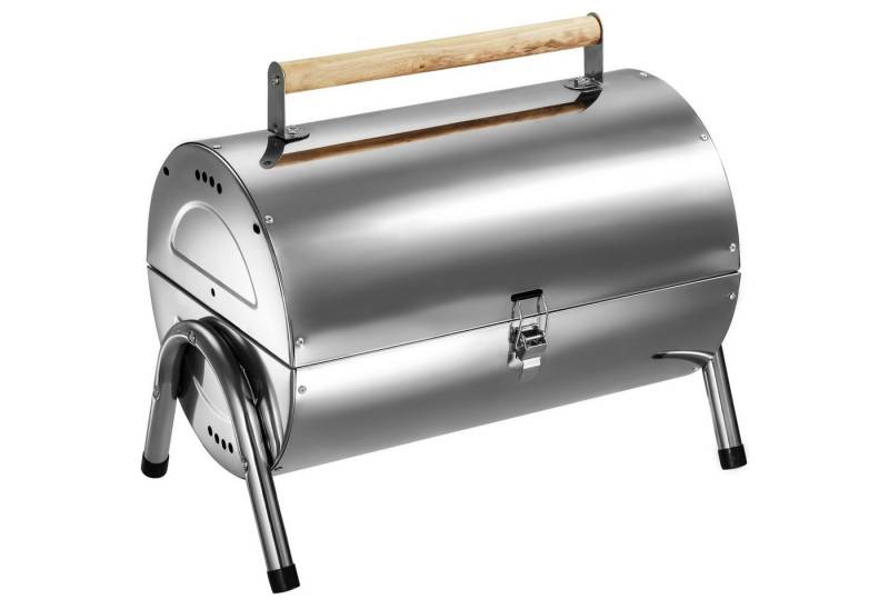 tectake Holzkohlegrill Klappgrill, mit Doppel-Grillfläche tectake Holzkohlegrill Klappgrill, mit Doppel-Grillfläche von tectake