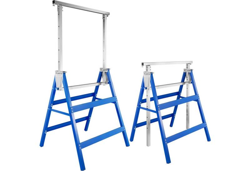 tectake Klappbock 2er-Set Gerüstbock, aus Stahl-Vierkantrohr von tectake