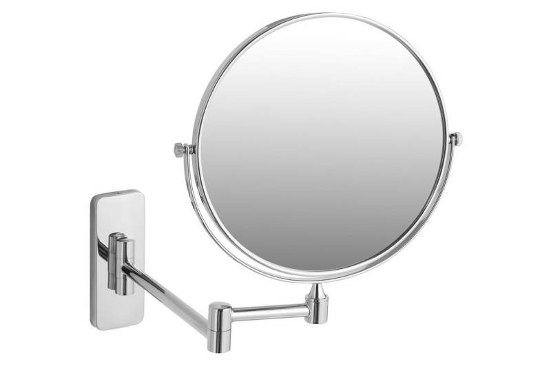 tectake Kosmetikspiegel, rund, doppelseitig von tectake
