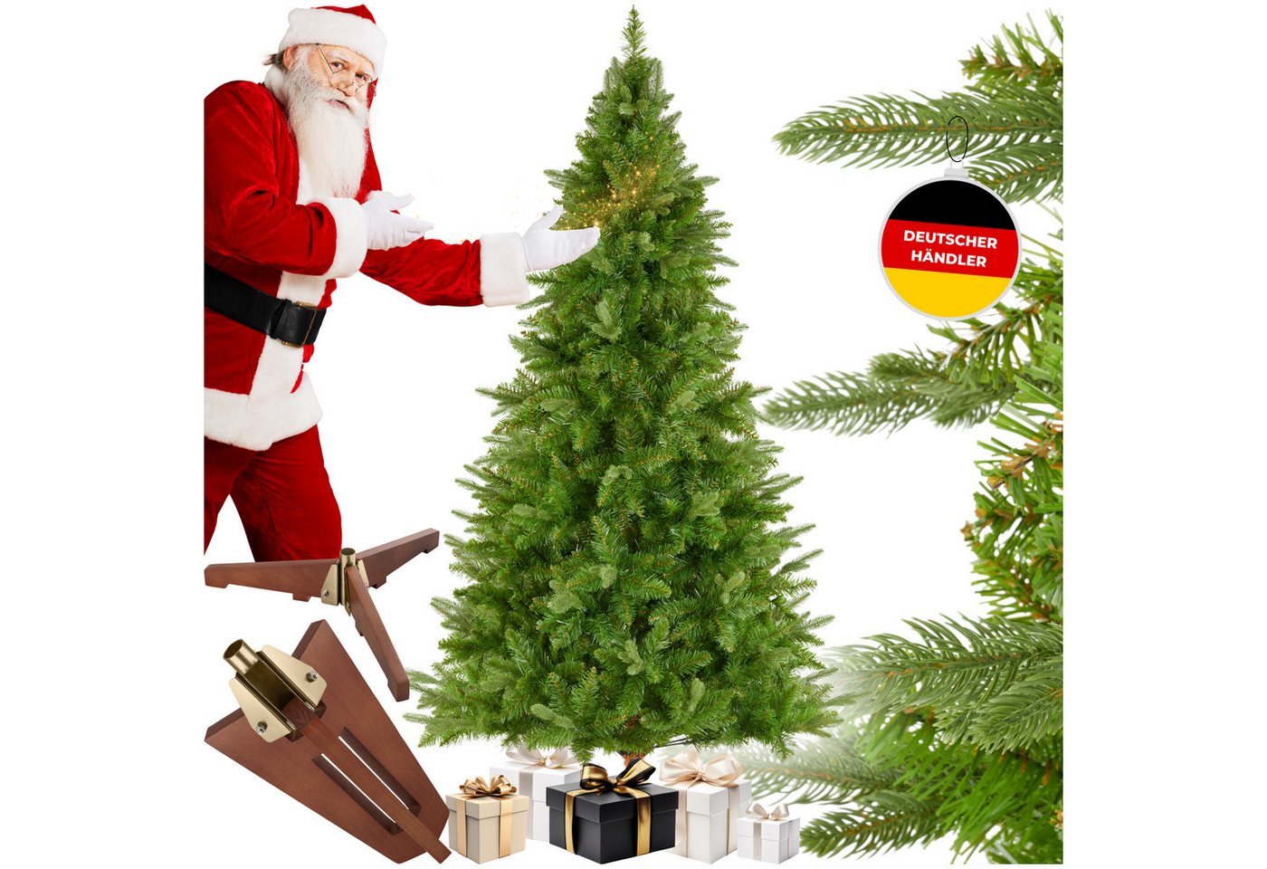tectake Künstlicher Weihnachtsbaum Künstlicher Christbaum in Grün Spritzgussnadeln ständer Tannenbaum, Undekorierter/Unbeleuchteter Baum, verschiedene Größen, künstlich in Grün, PVC- und Spritzgussnadeln tectake Künstlicher Weihnachtsbaum Künstlicher Christbaum in Grün Spritzgussnadeln ständer Tannenbaum, Undekorierter/Unbeleuchteter Baum, verschiedene Größen, künstlich in Grün, PVC- und Spritzgussnadeln von tectake