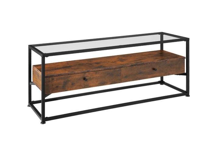 tectake LOWBOARD, Rost, Beton Optik, Quadratisch, 41.5x50.5x121.5 cm, Wohnzimmer, Wohnwände, Lowboards, Lowboards stehend tectake LOWBOARD, Rost, Beton Optik, Quadratisch, 41.5x50.5x121.5 cm, Wohnzimmer, Wohnwände, Lowboards, Lowboards stehend von tectake