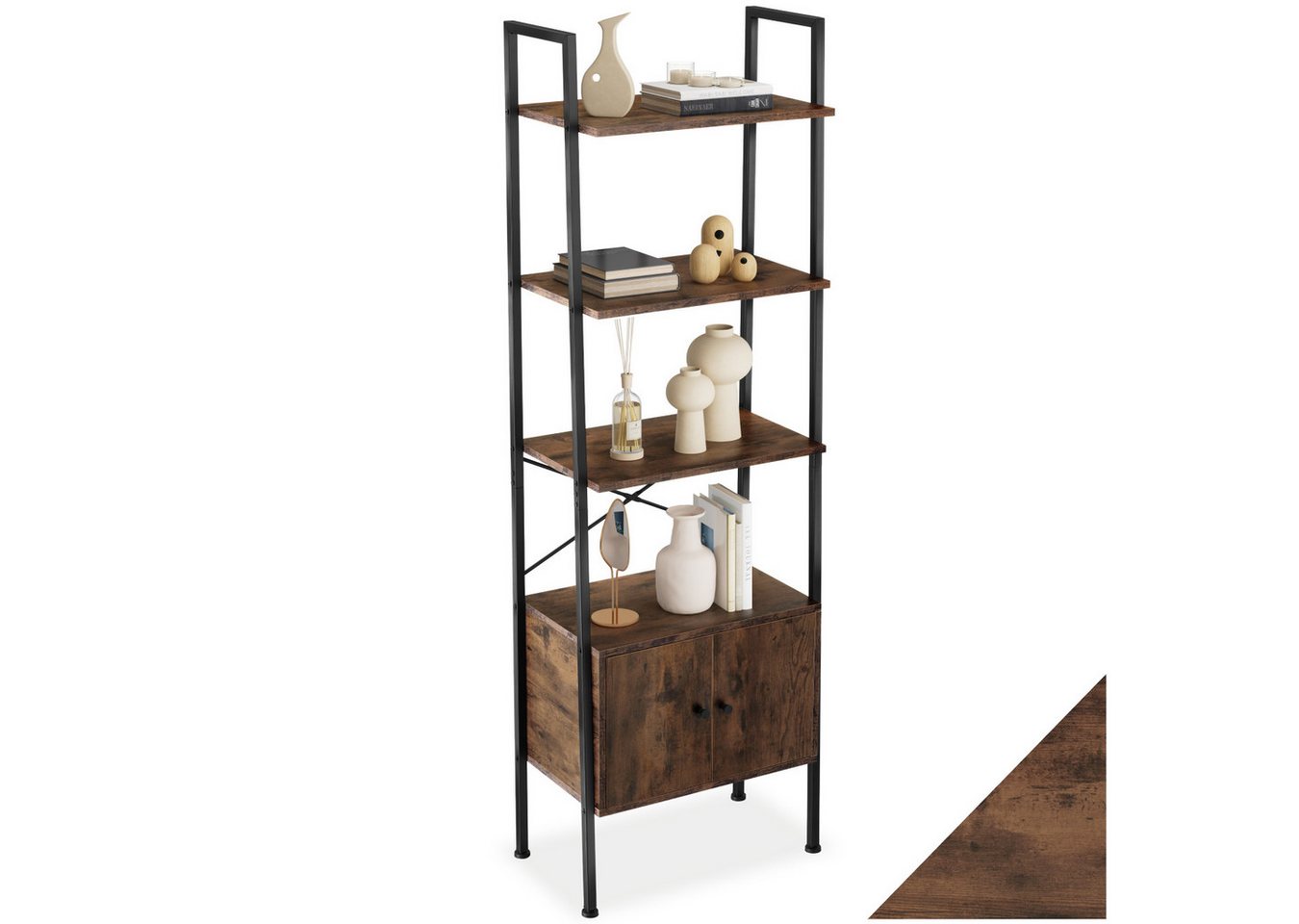 tectake Leiterregal Brentwood, Set 1-tlg., Industrial Style tectake Leiterregal Brentwood, Set 1-tlg., Industrial Style von tectake