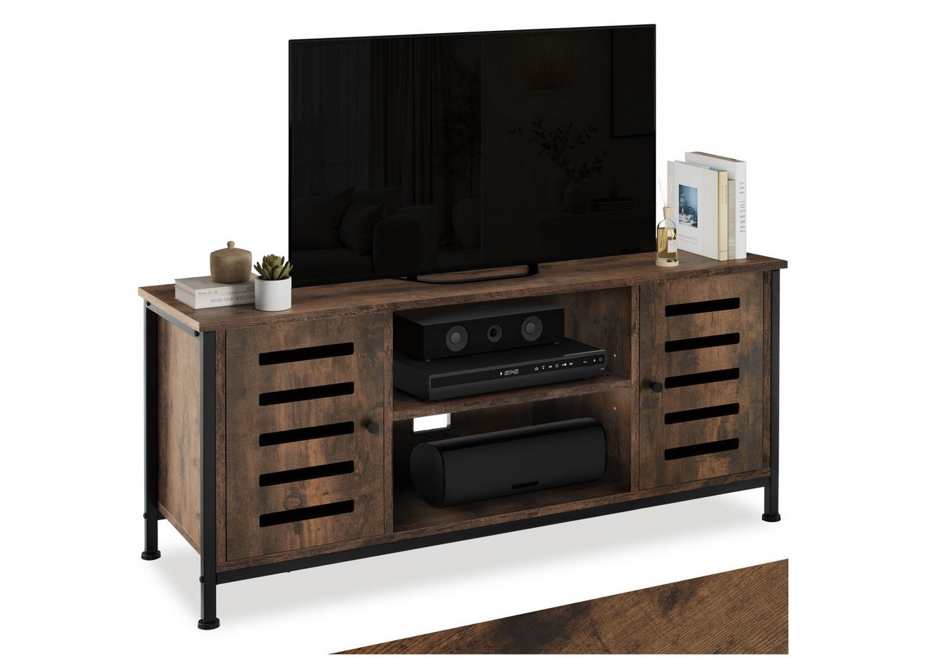tectake Lowboard TV-Board, Industrial Style von tectake