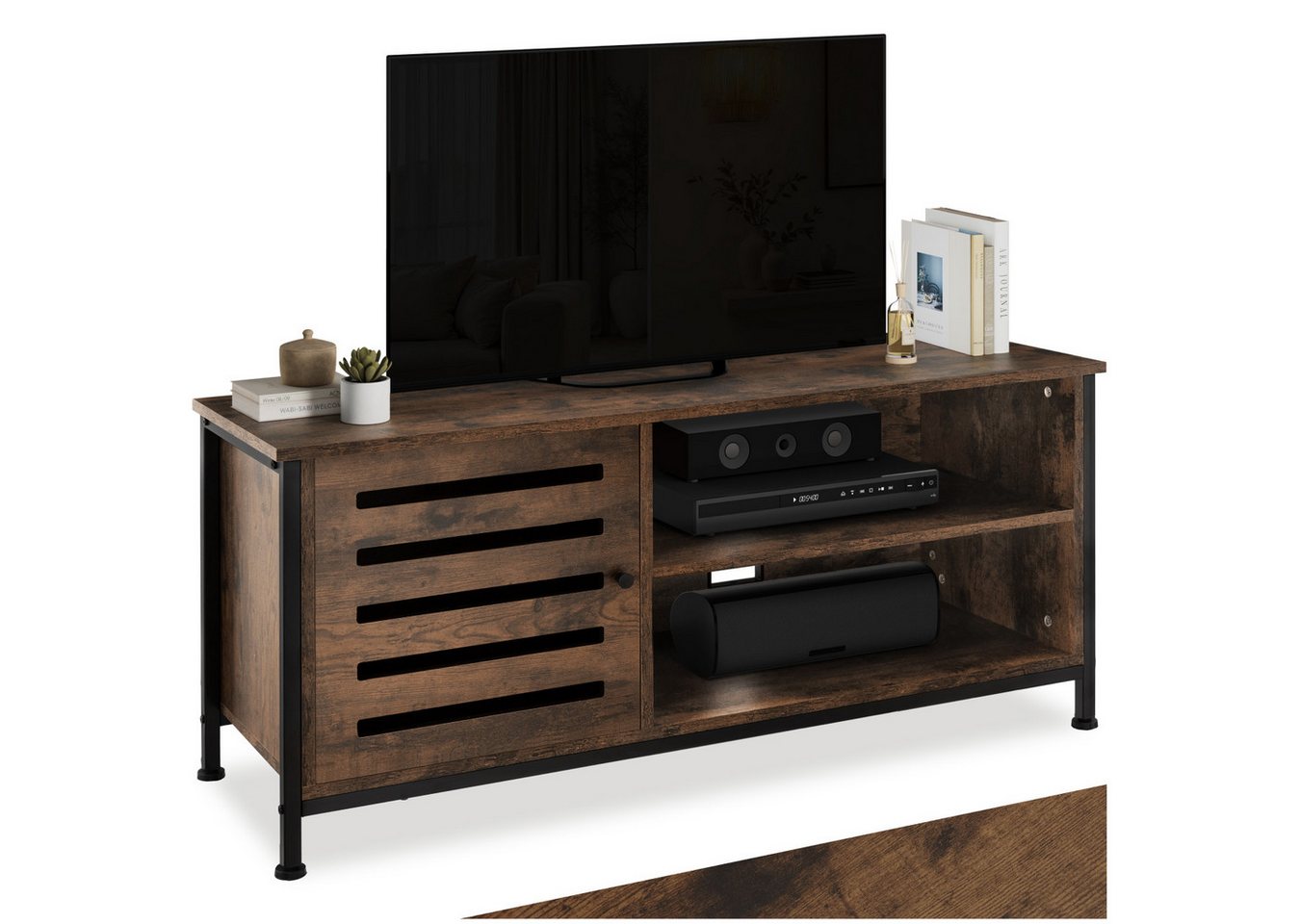 tectake Lowboard TV-Board, Industrial Style von tectake