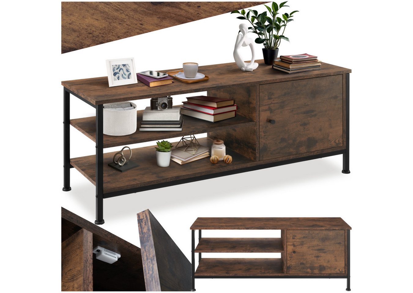 tectake Lowboard TV-Regal, Industrial Style tectake Lowboard TV-Regal, Industrial Style von tectake