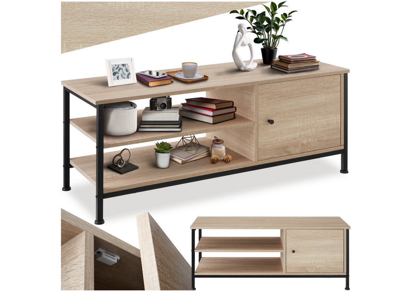 tectake Lowboard TV-Regal, Industrial Style tectake Lowboard TV-Regal, Industrial Style von tectake
