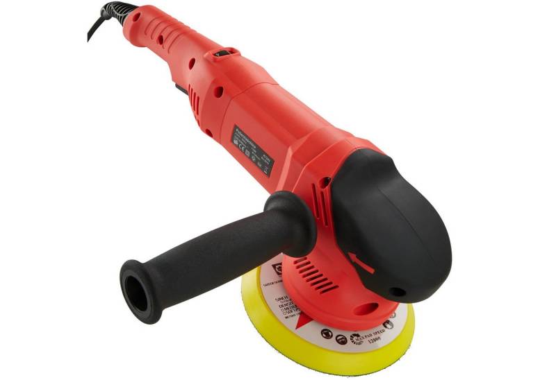 tectake Poliermaschine 26-teiliges Exzenter Poliermaschinen-Set, Ø 15,00 mm, (26 tlg), 710 W von tectake