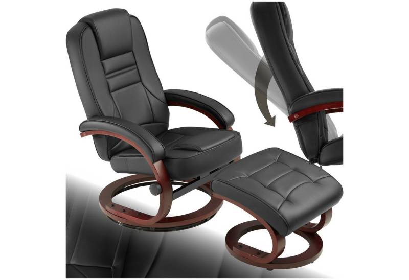 tectake Relaxsessel Fernsehsessel, mit Hocker von tectake