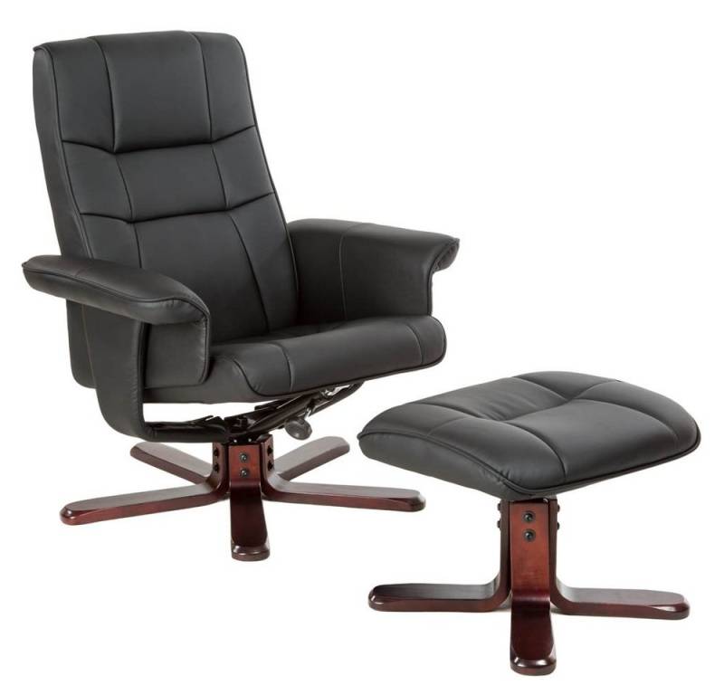 tectake Relaxsessel Fernsehsessel, mit Hocker von tectake