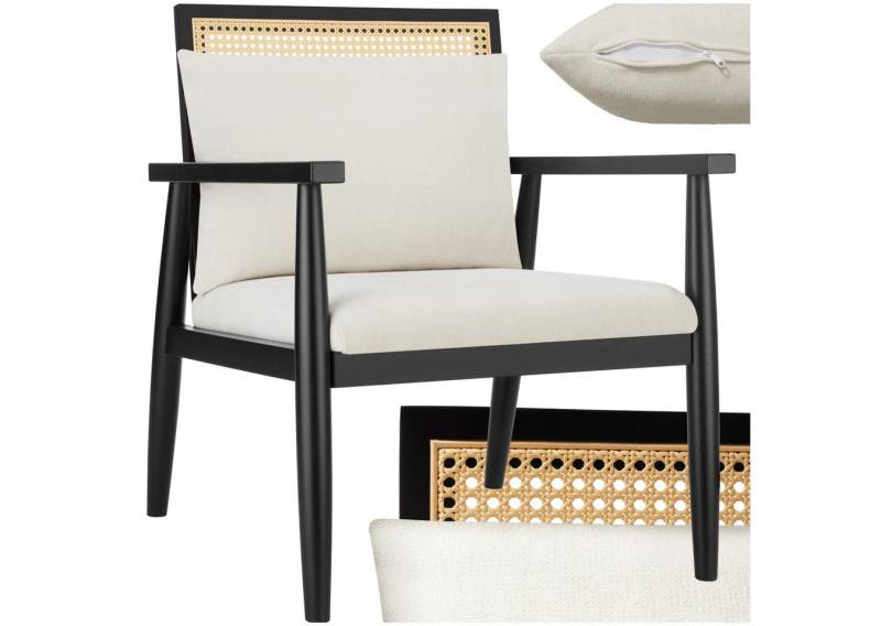 tectake Relaxsessel Loungesessel, dick gepolstert, mit extra Rückenkissen tectake Relaxsessel Loungesessel, dick gepolstert, mit extra Rückenkissen von tectake