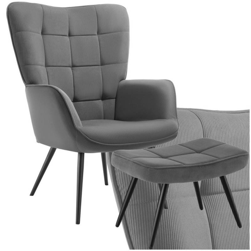 tectake Relaxsessel Sessel, gepolstert von tectake