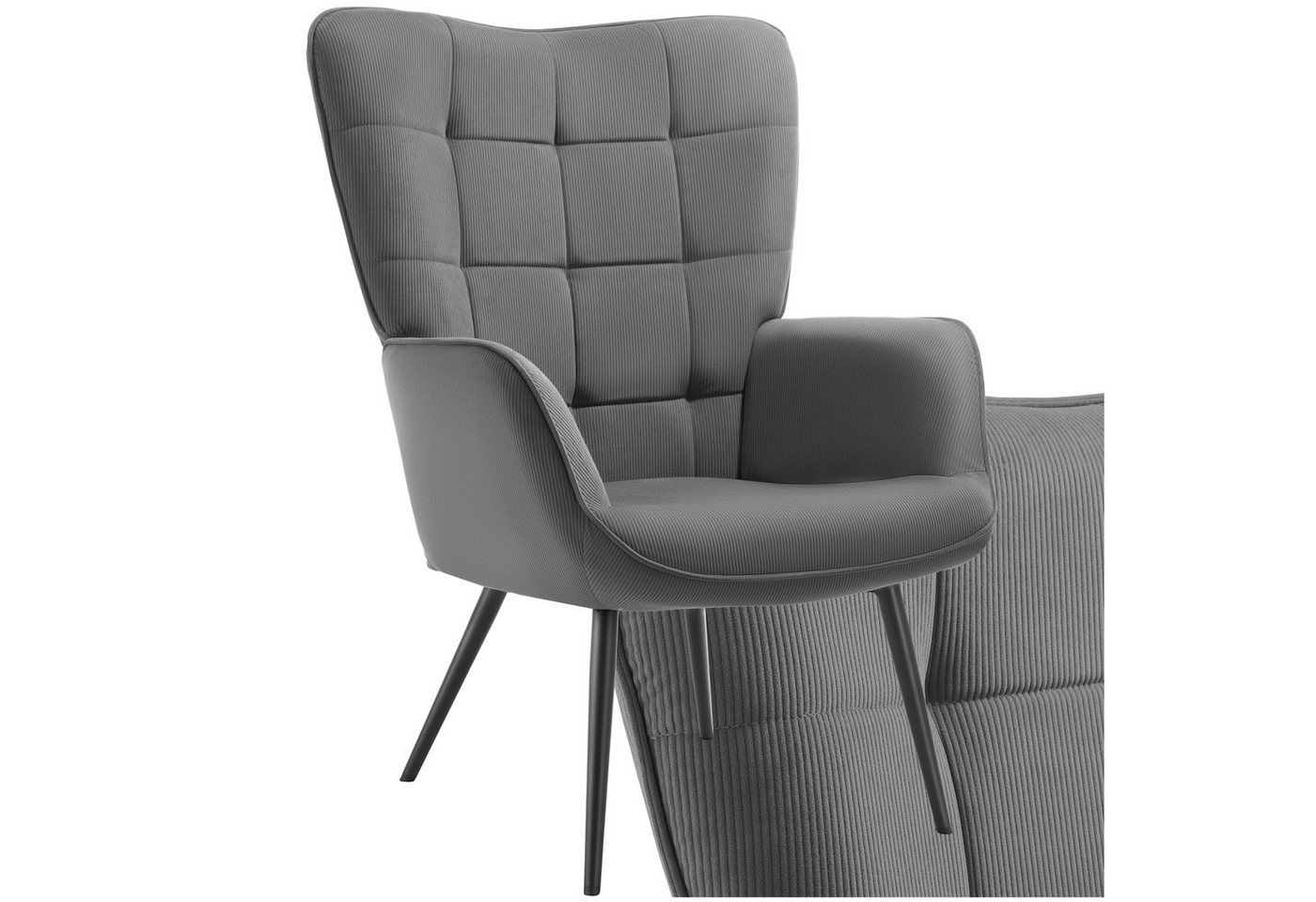 tectake Relaxsessel Sessel, gepolstert von tectake