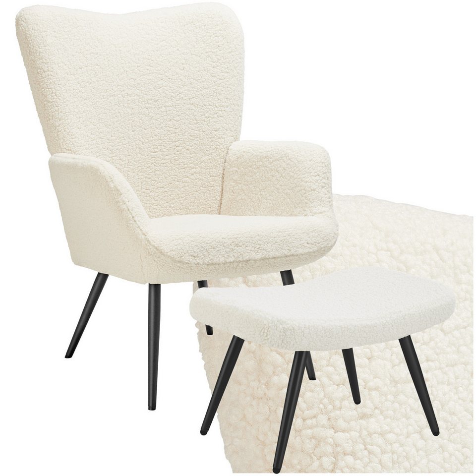 tectake Relaxsessel Sessel, gepolstert von tectake