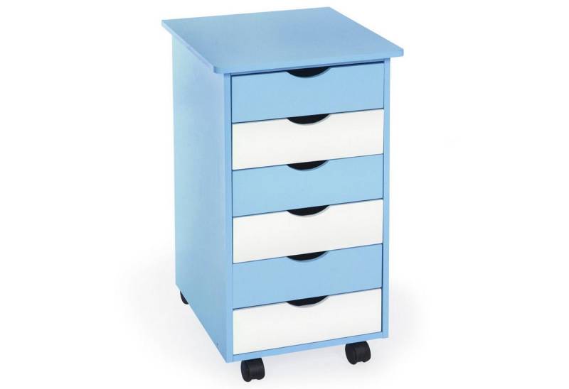 tectake Rollcontainer, aus Holz von tectake