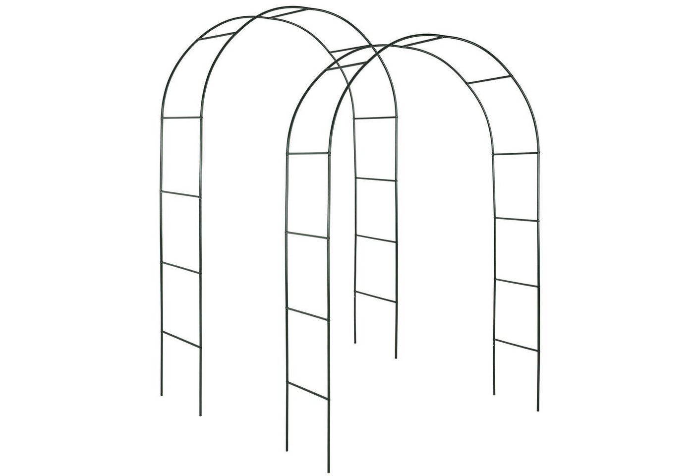 tectake Rosenbogen 2er-Set Rosenbogen, aus Stahl tectake Rosenbogen 2er-Set Rosenbogen, aus Stahl von tectake