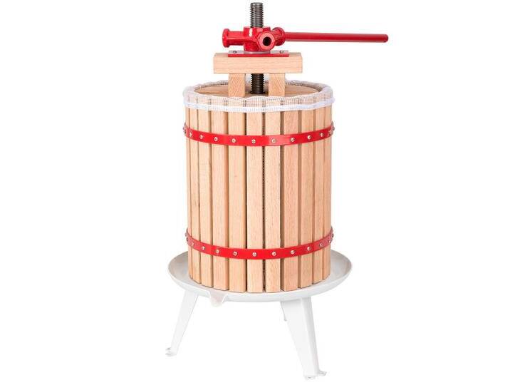 tectake SAFTPRESSE, Rot, Metall, 60x38x71 cm, Kochen, Küchenhelfer, Zitronenpressen von tectake