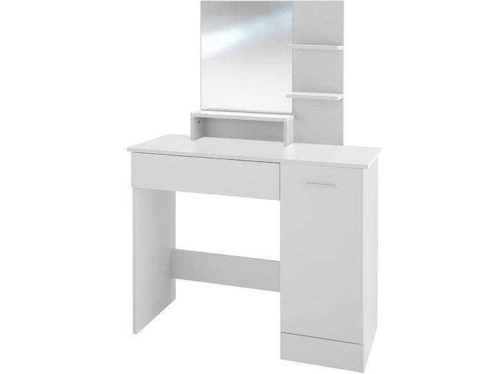 tectake SCHMINKTISCH, Weiß, Rechteckig, 40x138.5x90 cm, Schlafzimmer, Schminktische von tectake