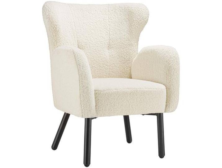 tectake SESSEL, Creme, 72x92x71 cm, Wohnzimmer, Sessel, Polstersessel von tectake