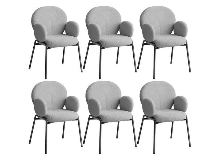 tectake STUHL, Hellgrau, Kunststoff, 62x90x61.5 cm, Esszimmer, Stühle, Esszimmerstühle, Armlehnenstühle von tectake
