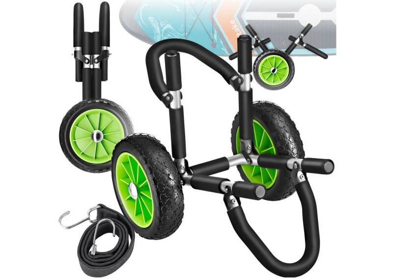 tectake SUP-Transportwagen Surfboard Transportwagen WaveWheel, rostfreies Aluminium, (Komplettset), inkl. 2 Sicherungsgurte, 42 x 70 x 48,5 cm tectake SUP-Transportwagen Surfboard Transportwagen WaveWheel, rostfreies Aluminium, (Komplettset), inkl. 2 Sicherungsgurte, 42 x 70 x 48,5 cm von tectake