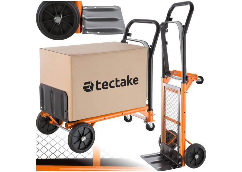 tectake Sackkarre Universal Rollwagen belastbar bis 80 kg, Griff in drei Stufen höhenverstellbar (78,5 cm bis 100 cm) tectake Sackkarre Universal Rollwagen belastbar bis 80 kg, Griff in drei Stufen höhenverstellbar (78,5 cm bis 100 cm) von tectake